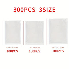 Vacuum Sealing Bags 300-600pcs, Food Storage BPA Bags