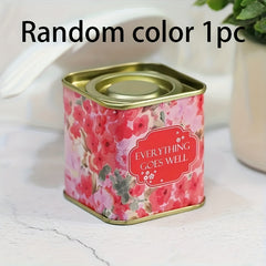 8pcs Closed Metal Storage Jars Medicine Storage Containers