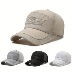 Summer Men's Baseball Cap Outdoor Sun Hat Mesh Cap