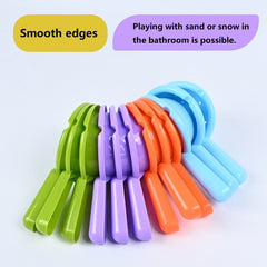 4pcs Colorful Water Sprinkler Toys Set for Beach Snow and Water Play