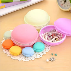 Colorful Macaroon Storage Box for Jewelry and Pills