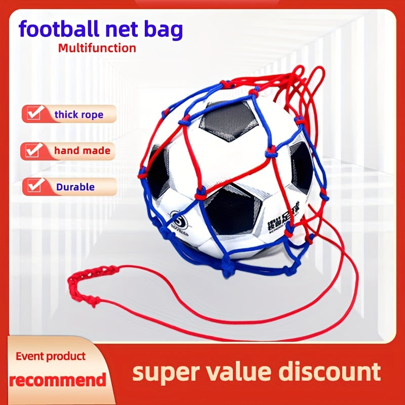Sports Ball Storage Bag with Big Net - Football, Basketball, Volleyball