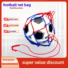 Sports Ball Storage Bag with Big Net - Football, Basketball, Volleyball