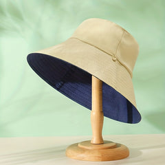 Foldable Wide Brim Sunshade Hat for Travel and Fishing