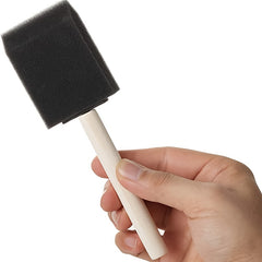 4Pcs Wooden Handle Sponge Brush Art Craft Painting Tool
