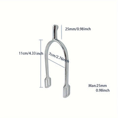 Zinc Alloy Spurs for Equestrian Men & Women