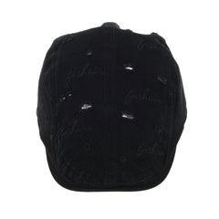 Spring Autumn Hole Beret Peaked Cap for Men Women