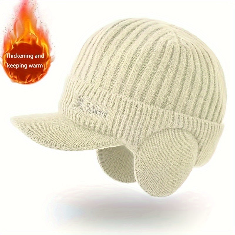 Winter Warm Knitted Hat Ear Protection Cap