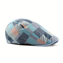 Plaid Cowboy Hat Unisex Western Style