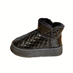 Women's Non-slip Snow Boots Thickened Medium Top Comfortable Winter Warm Shoes