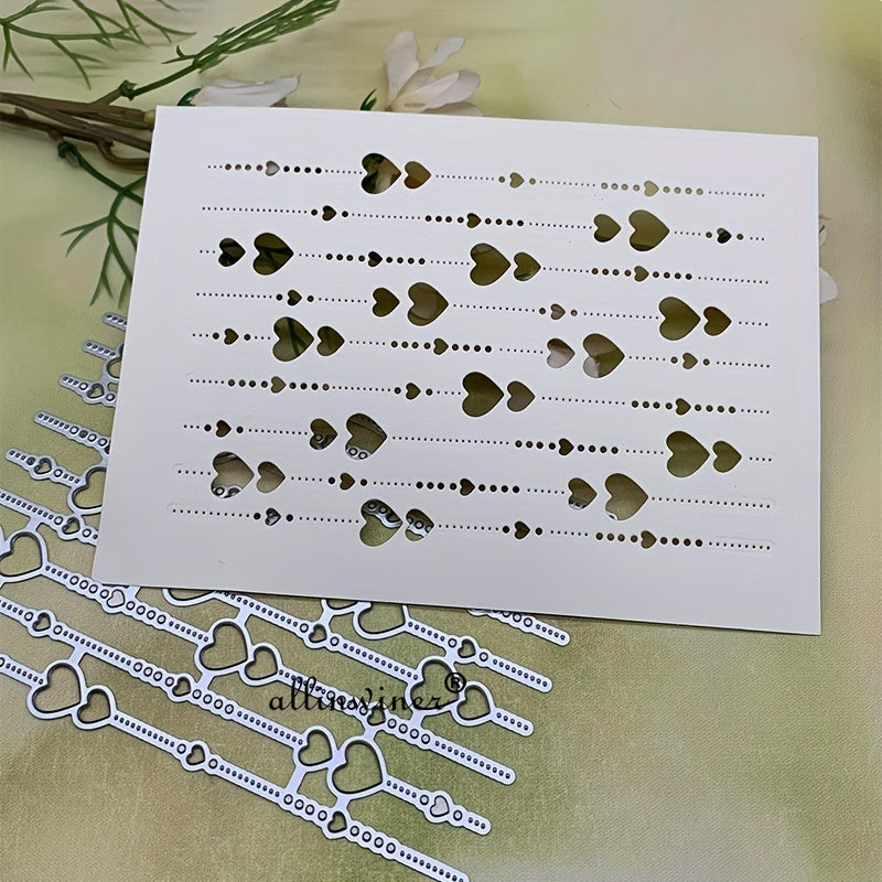Love Tassel Background Decoration Metal Cutting Die