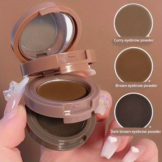 3-in-1 Eyebrow Powder Tower - Waterproof & Sweat Proof Eyebrow Makeup