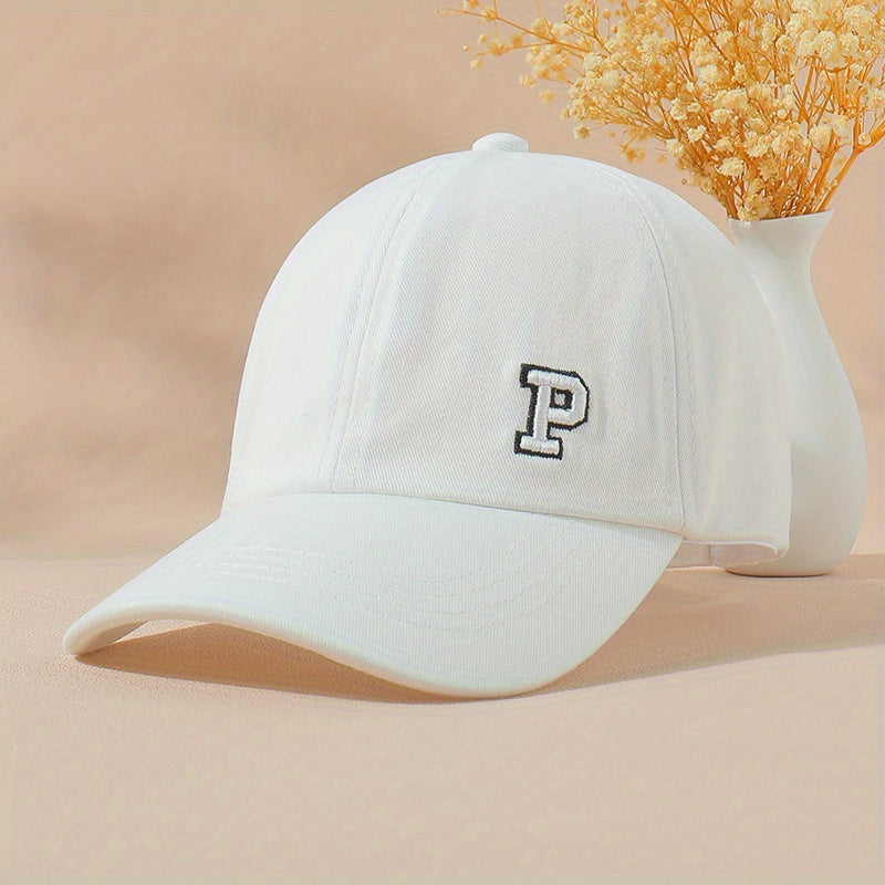 P Ponytail Hat Parent-child Peaked Cap Travel Sunscreen Baseball Cap For Boy