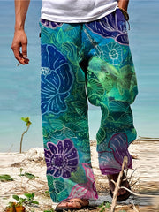 Hippie Straight Pants Men's Loose Baggy Trousers