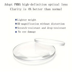Handheld Magnifying Glass for Elderly Reading, Large HD Mirror Glass