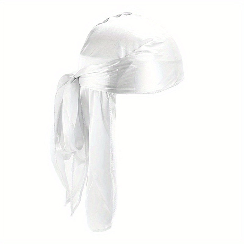 Candy Satin Durags Bandanas Turban Hat Biker Skull Cap Headband Hair Accessories