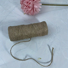 Natural Jute Twine Braided String - Gardening Plant Wrapping Arts Cra