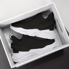 Men's Breathable Slip-On Sneakers with Shock Absorption