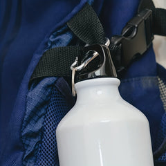 6pcs 500ml Sublimation Water Bottle w/ Carabiner Hook for Sports