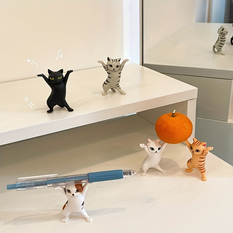 Enchanted Dancing Cat Pen Holder Toy - Home Desktop Ornament