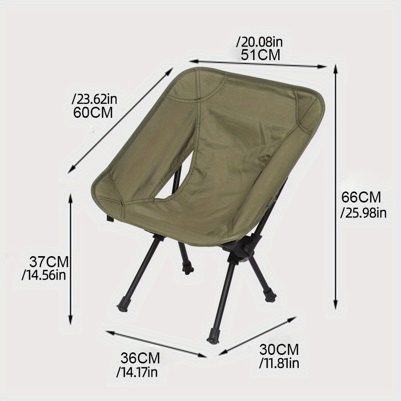 Ultralight Outdoor Camping Folding Chair Beach Fishing Moon Chair