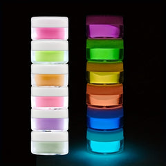 6 Color Set Luminous Powder for DIY Nail Art Resin Dye Jewelry Making