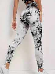 Tie Dye Yoga Pants Running Fitness Leggings