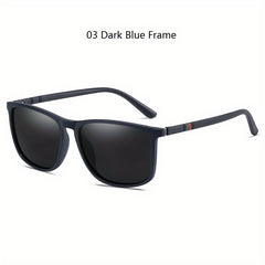 Vintage Square Frame Polarized Sunglasses Driving Fishing Shopping UV400