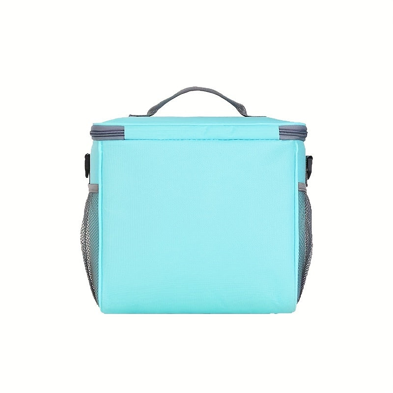 Large Capacity Bento Bag with Shoulder Strap for Camping and Picnics