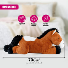 Large Brown Horse Teddy Soft Plush Toy