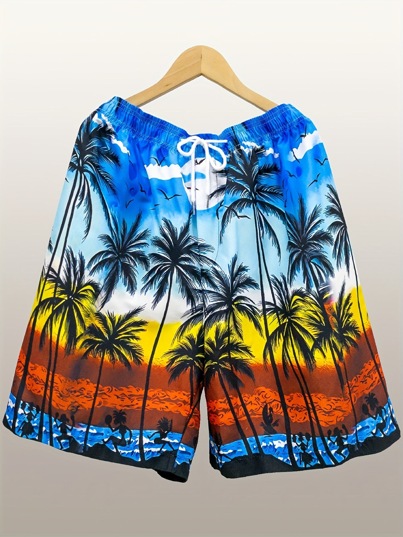 Quick drying Mesh Lining Mens Swim Trunks - Beach Pool Swim Shorts