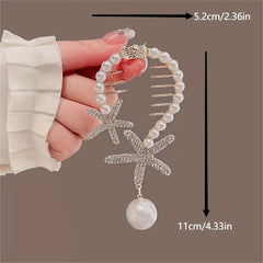 Butterfly Bell Orchid Tassel Hair Clips Vintage Headwear