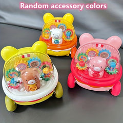 Colorful Animal Puzzle Sliding Car for Kids