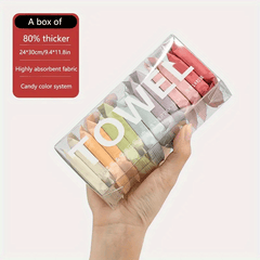 14-Pack Portable Cotton Facial Cleansing Towels for Travel & Cleaning