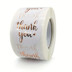 500pcs Golden Thank You Wedding Gift Sticker