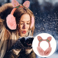Strawberry Earmuffs Ear Warmers For Winter Soft Plush Headbands