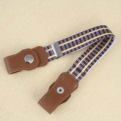Kids Elastic Stretch Belt Snap Button Closure Girls 60-96 cm