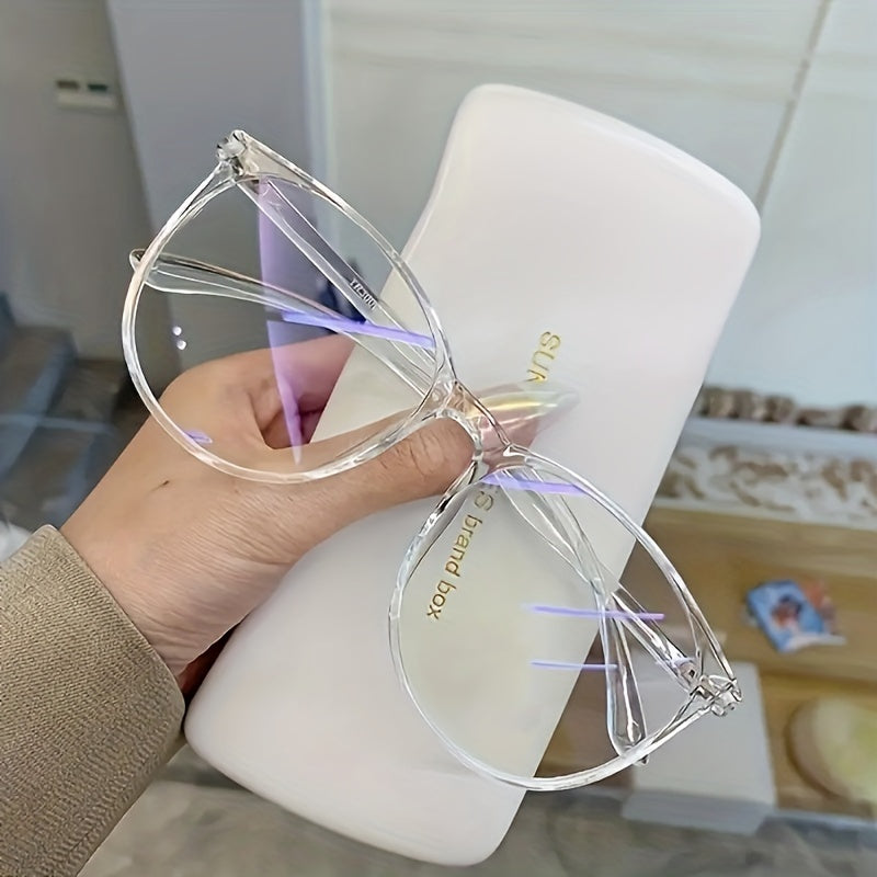 Clear Lens Glasses For Women Men Minimalist Frame