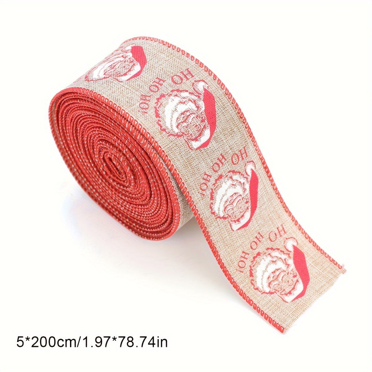 Red Plaid Bow Christmas Ribbon Decoration