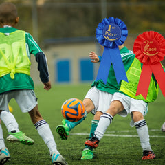 3pcs Red Rosette Ribbon Prize 1st 2nd 3rd Awards For Competitions