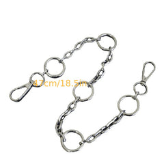 Metal Keyring Chain HipHop Jean Key Wallet Ring Clip for Men