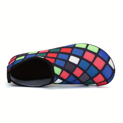 Men's Stripped Water Shoes Summer Casual Slip On Shoes