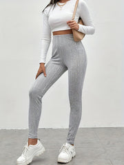 High Waist Skinny Leggings Stretchy Pants