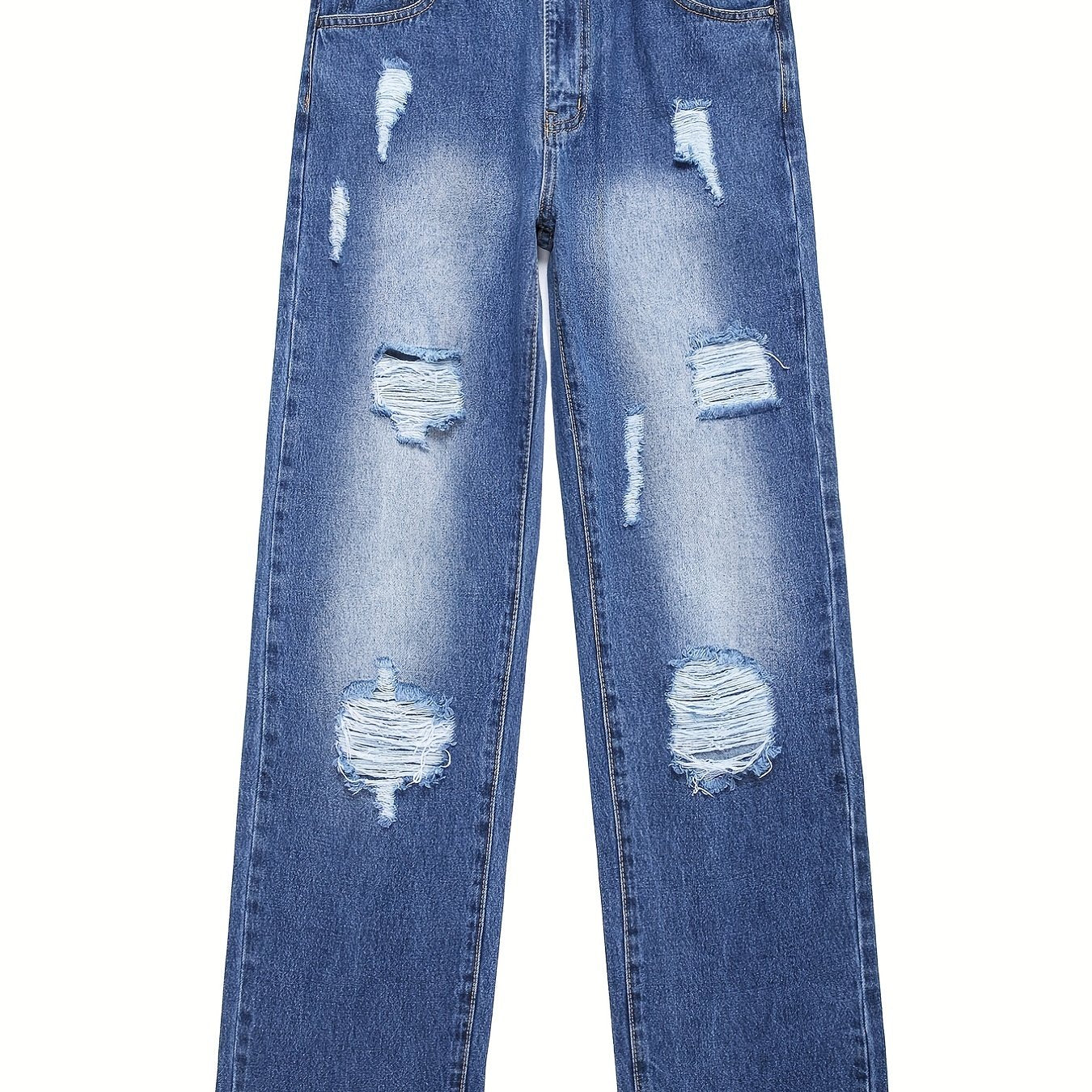 Men's Distressed Street Style Denim Jeans