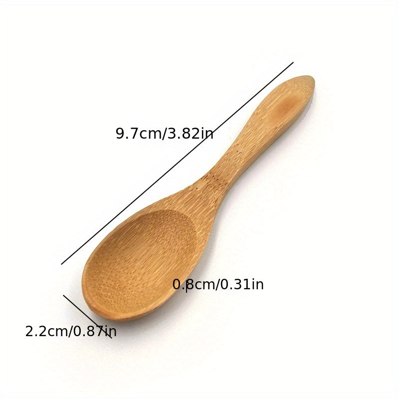 Bamboo Wood Spoon Nonstick Heat Resistant Cooking Serving Salad Stir