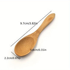 Bamboo Wood Spoon Nonstick Heat Resistant Cooking Serving Salad Stir
