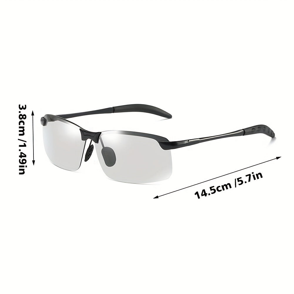 Men's Polarized Sunglasses Night Vision Dual use Sunglasses