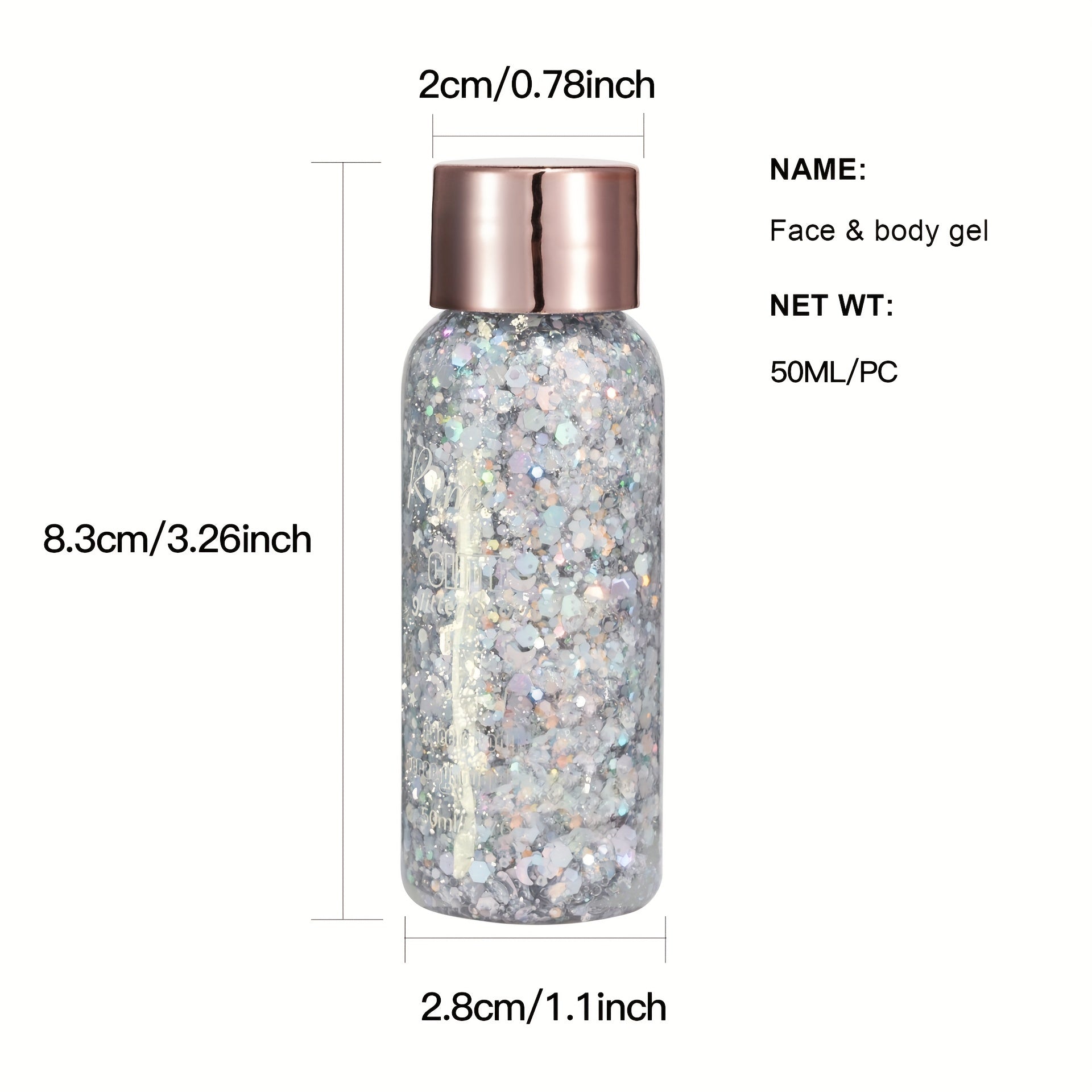Metallic Glitter Eyeshadow and Body Glitter Long Lasting
