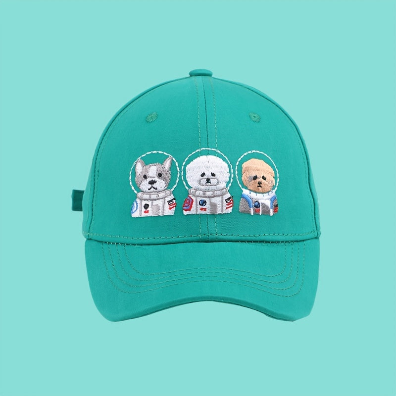 Boys Embroidery Astronaut Sunscreen Baseball Cap