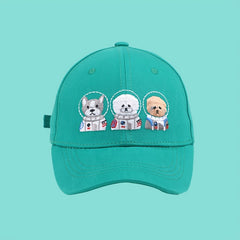 Boys Embroidery Astronaut Sunscreen Baseball Cap